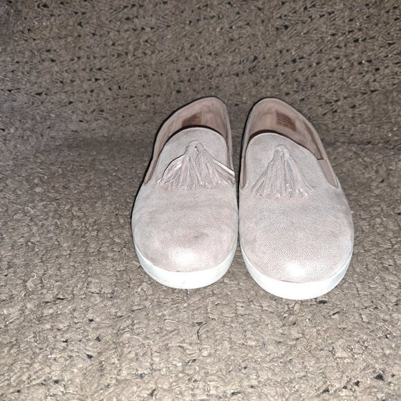 FITFLOP-Superskate Tassel-Pink Shimmery Loafer-Comfort-Sz 8.5-Excellent - Picture 3 of 8